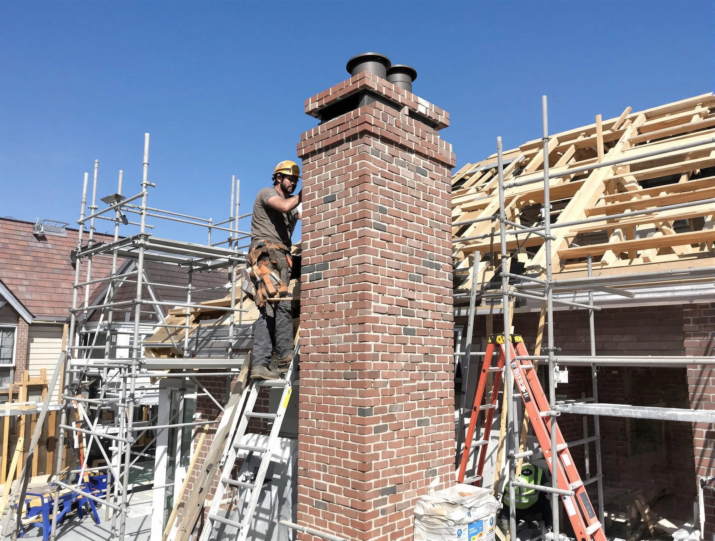 New chimney installation completed by Brentwood Chimney Sweep in Brentwood, TN