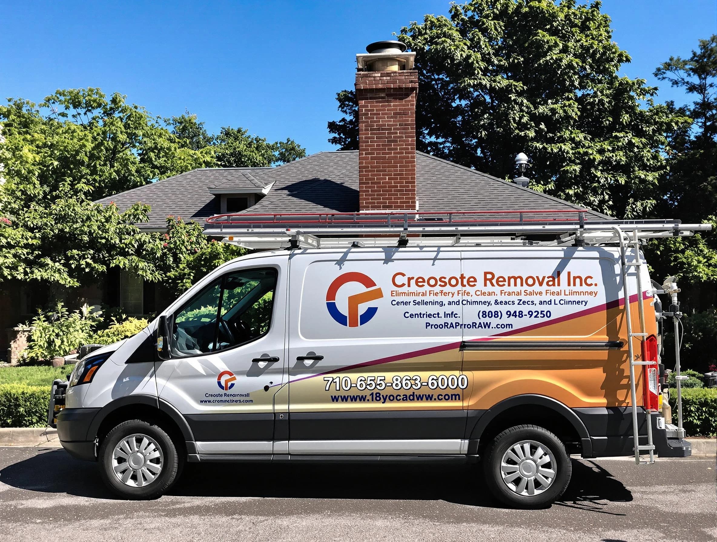 Brentwood Chimney Sweep technician removing creosote safely in Brentwood, TN