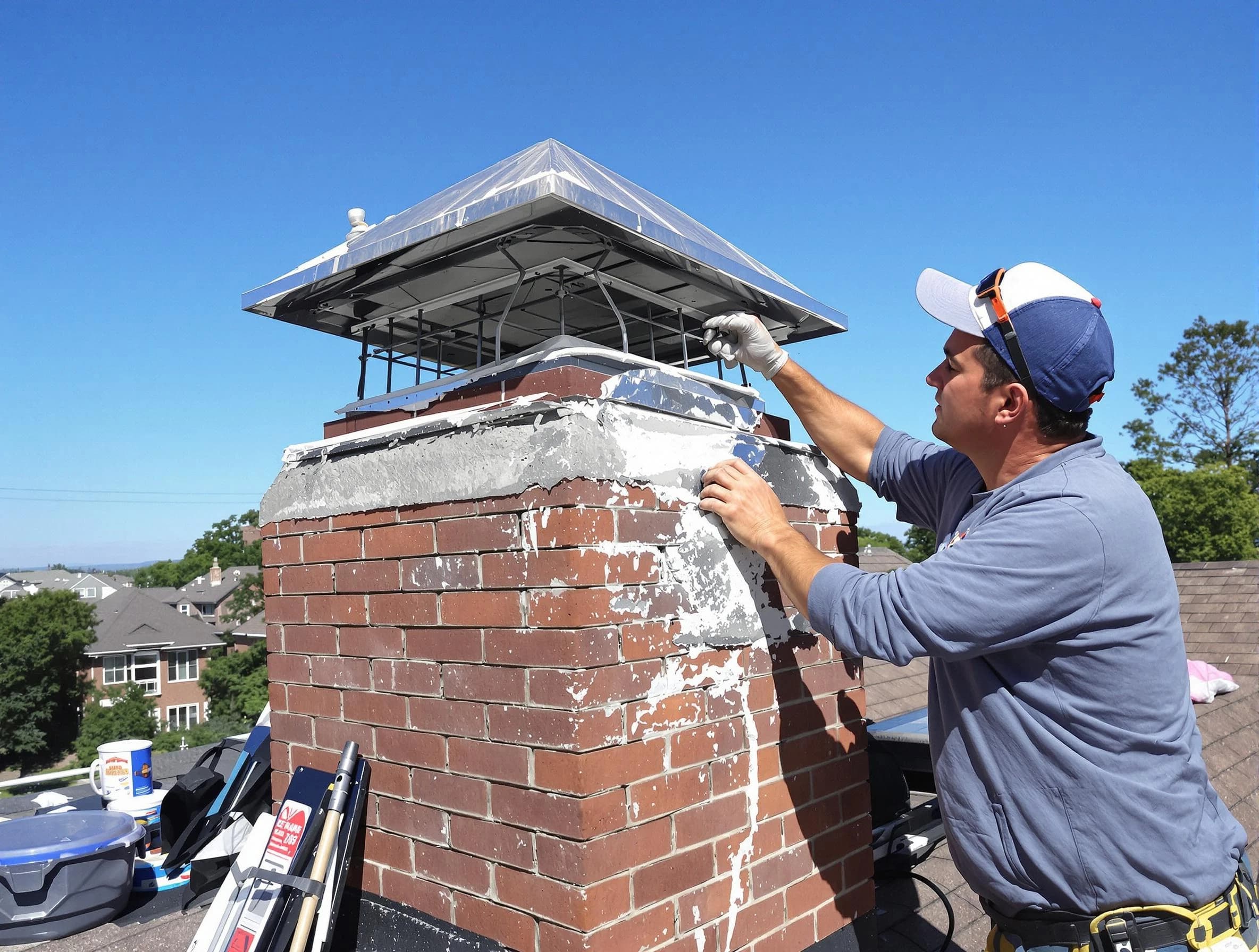Chimney Crown Services service in Brentwood, TN