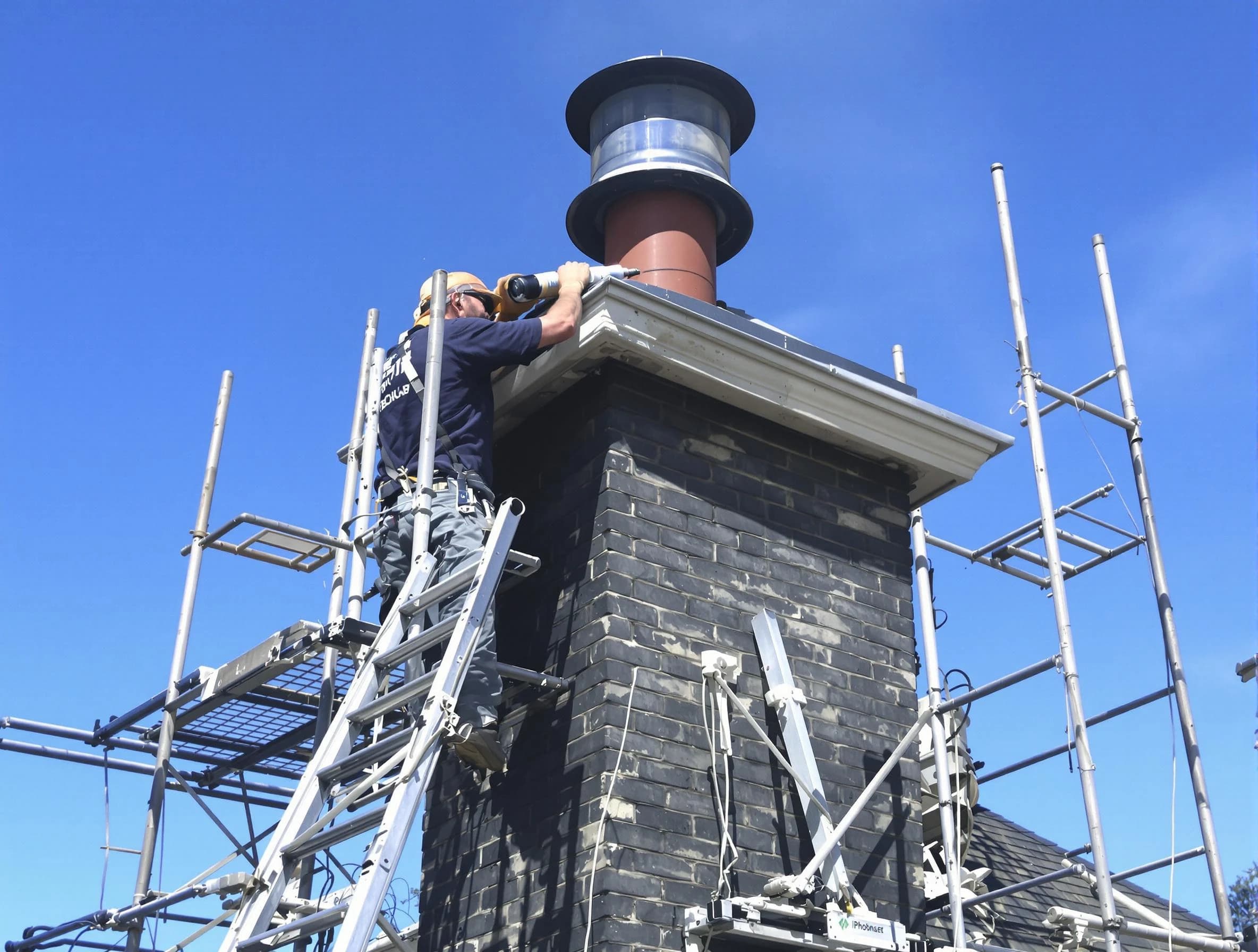 Sturdy chimney crown finished by Brentwood Chimney Sweep in Brentwood, TN