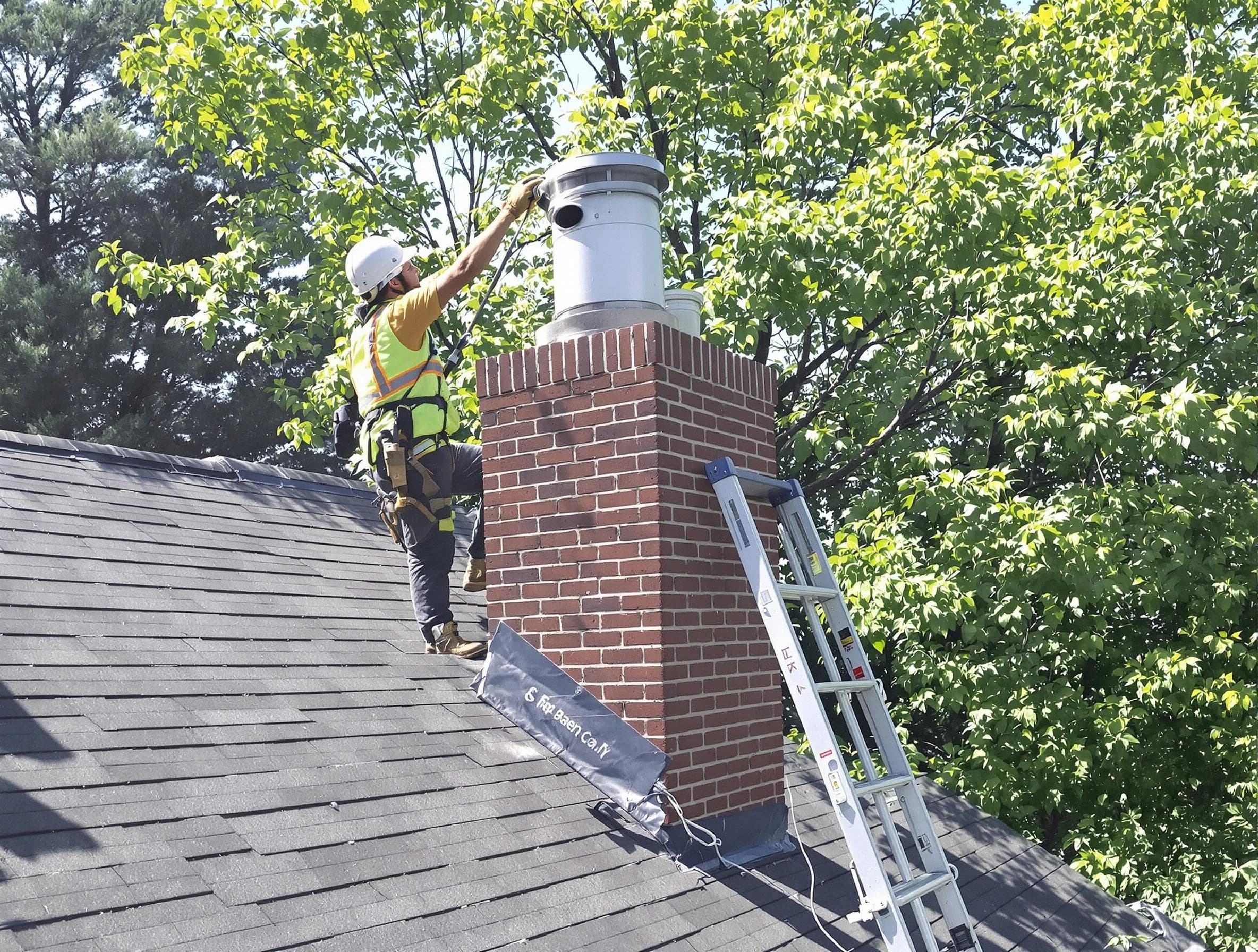 Chimney liner inspection by Brentwood Chimney Sweep in Brentwood, TN