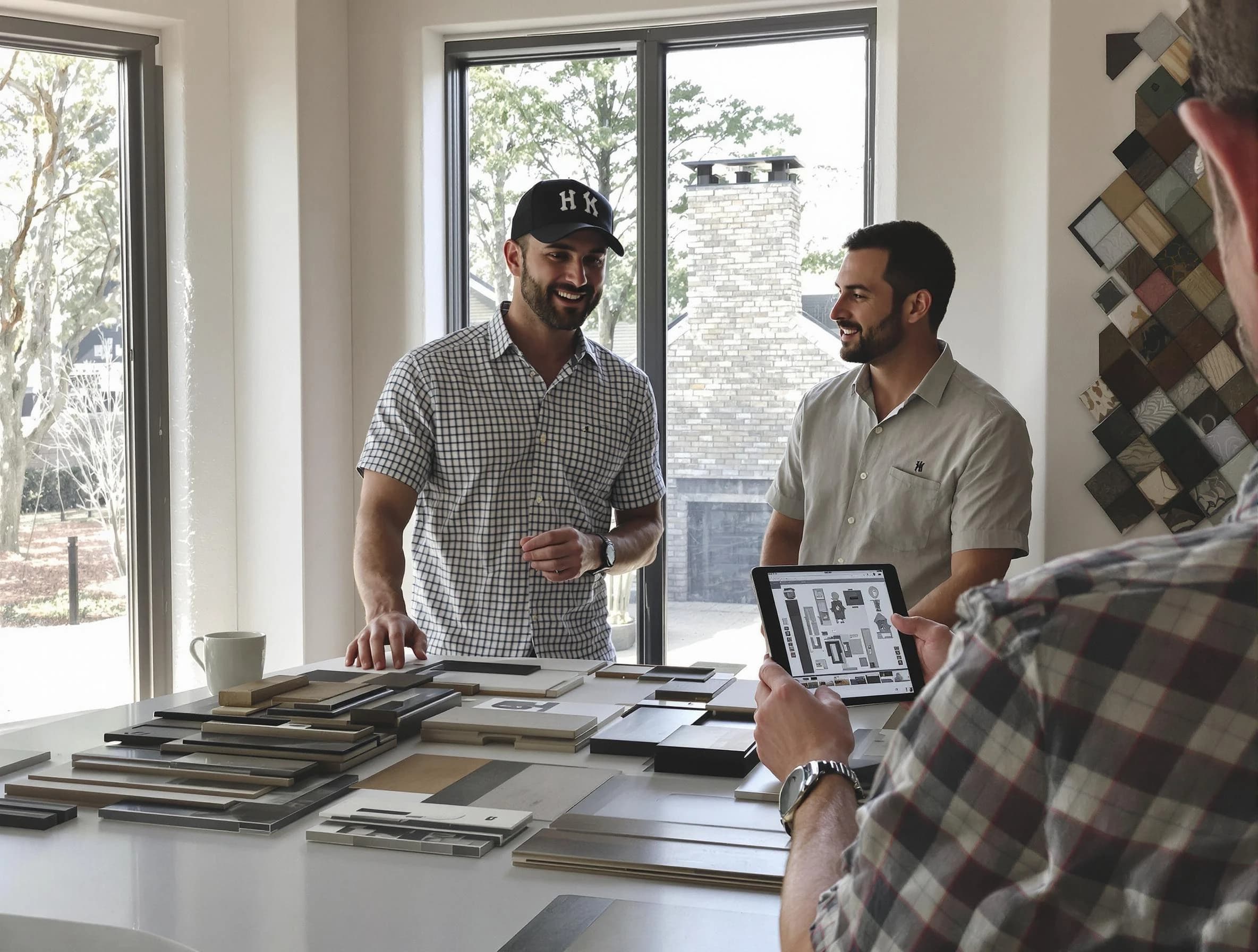 Brentwood Chimney Sweep remodeling a chimney and fireplace in Brentwood, TN