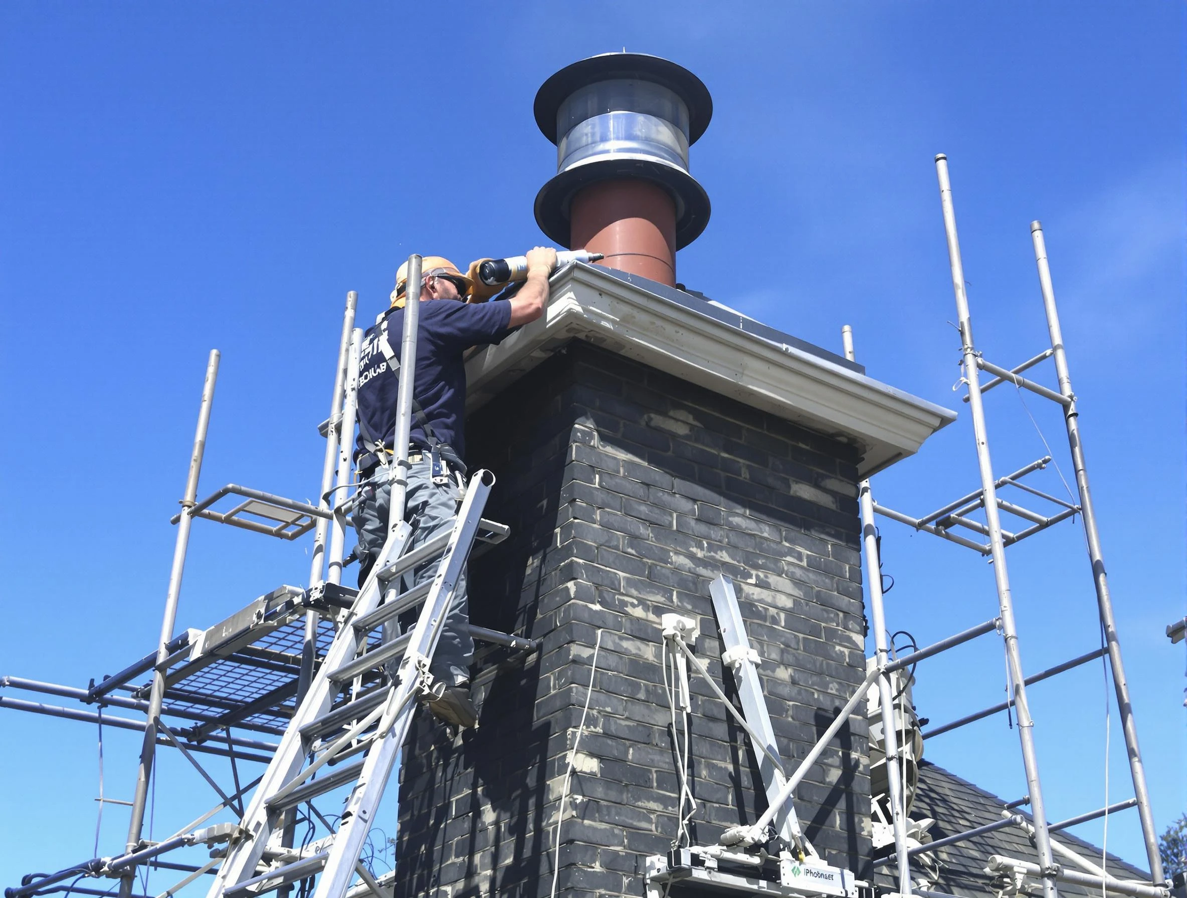 Sturdy chimney crown finished by Brentwood Chimney Sweep in Brentwood, TN