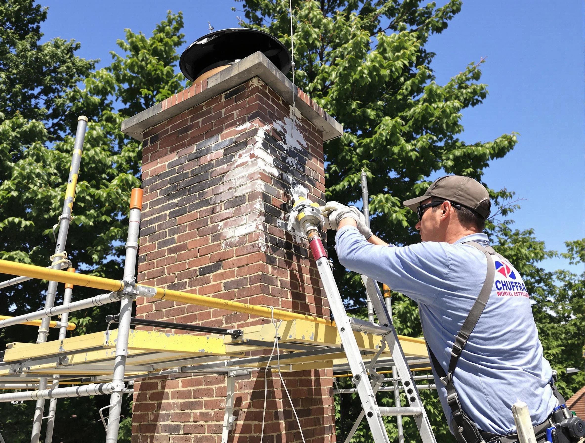 Structural chimney repair by Brentwood Chimney Sweep in Brentwood, TN